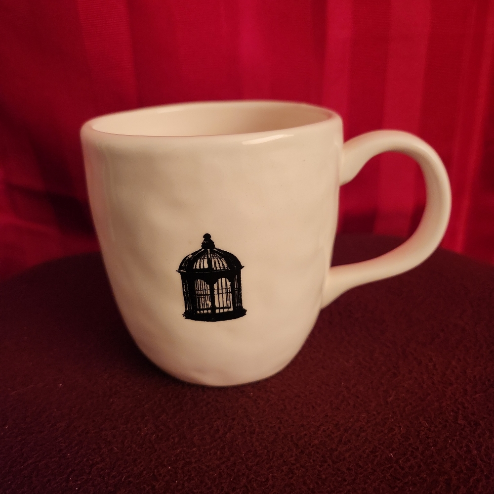Rae Dunn Mug Bird Cage Dimple Texture Artisan CollectionNever used